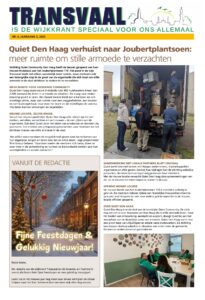 Omslag van Transvaalnieuws december 2025