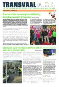 Omslag van Transvaalnieuws december 2024