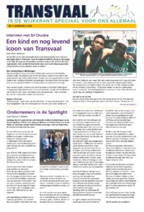 Omslag van Transvaalnieuws oktober 2025